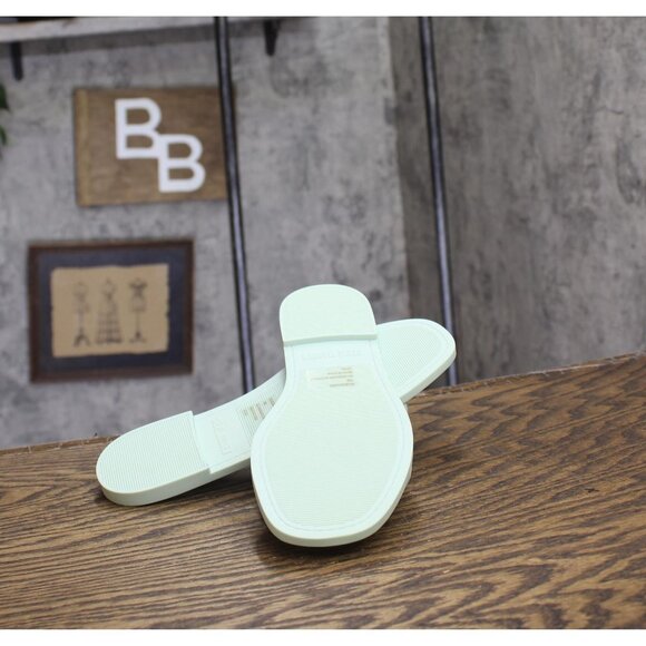 NWT Steve Madden Womens Jellie Jelly Slide Sandal JELL03S1 Light Green 7M - Picture 10 of 13